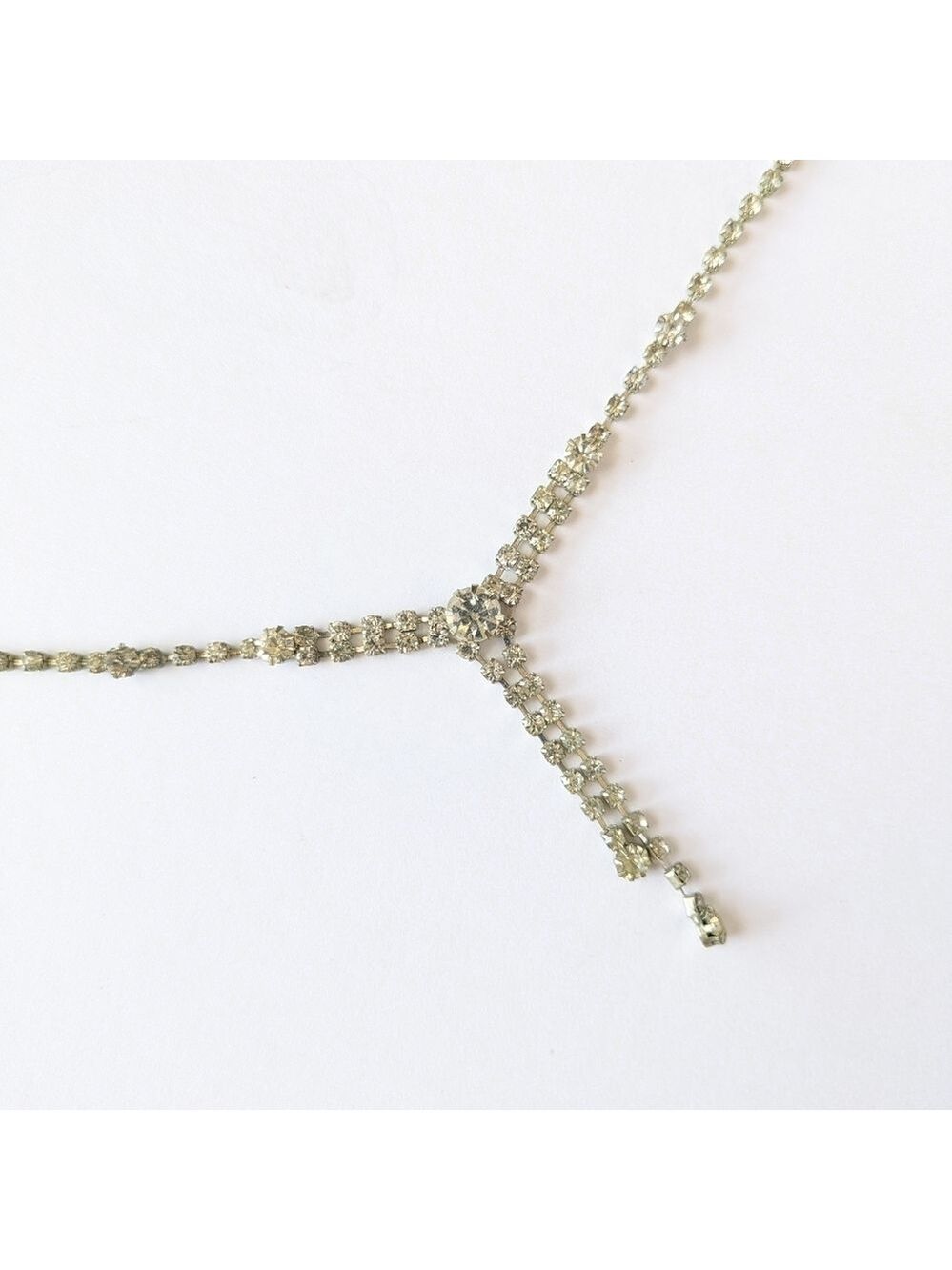 Rhinestone necklace - Picture 2 of 6